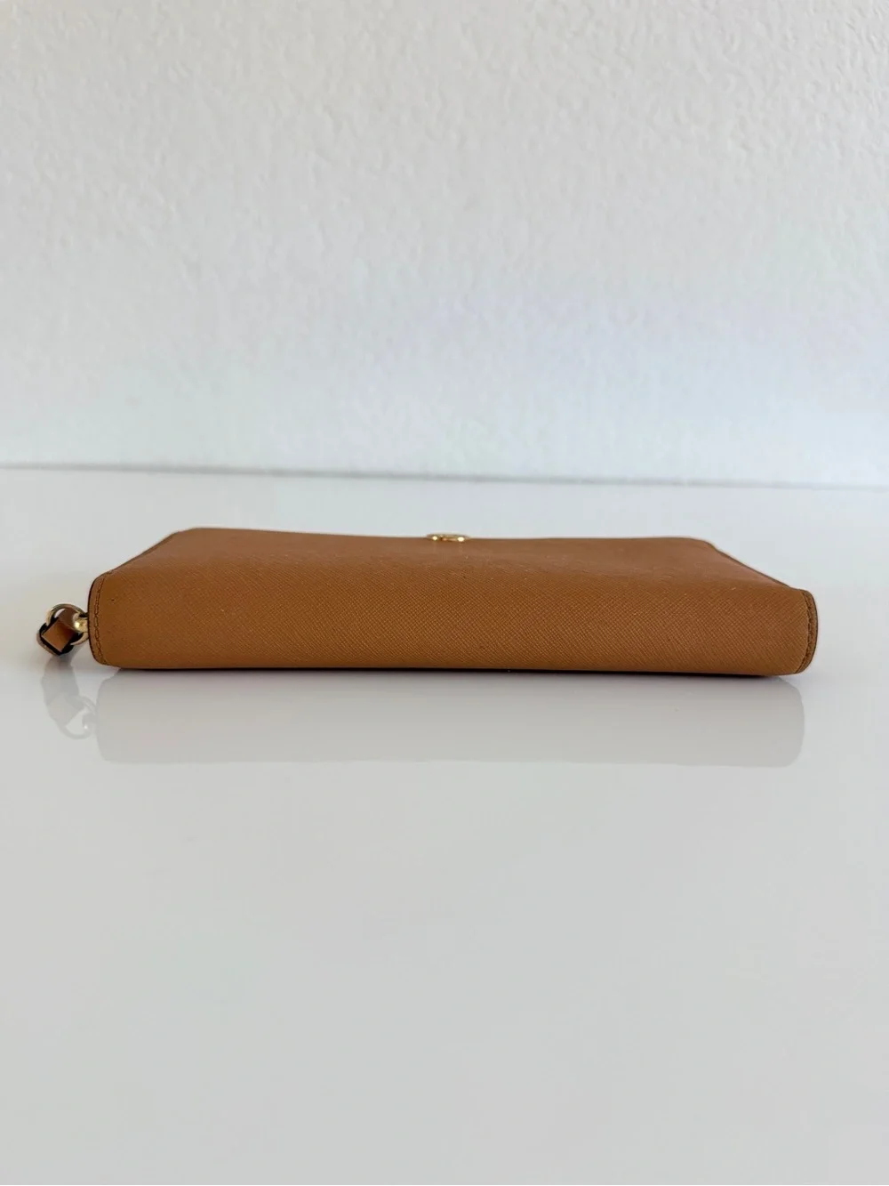 Tory Burch Tan Zip-Around Continental Wallet
